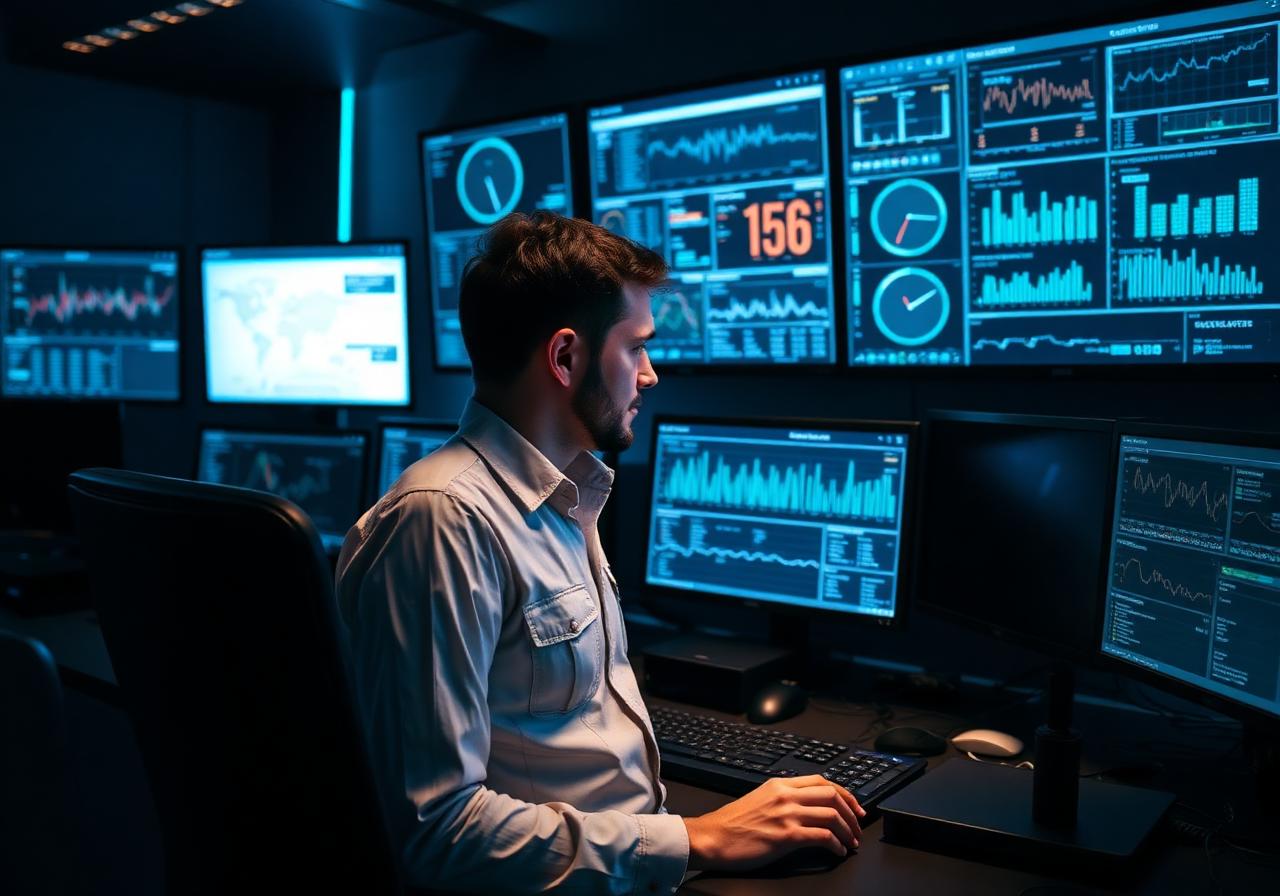 Centro de monitoramento de telemetria